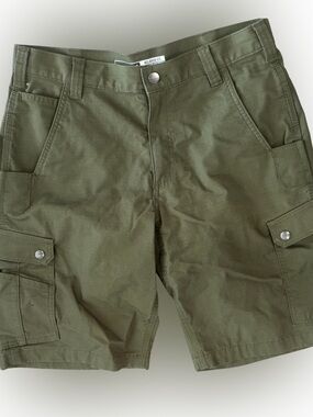 Carhartt Olive Green Men's Cargo Shorts